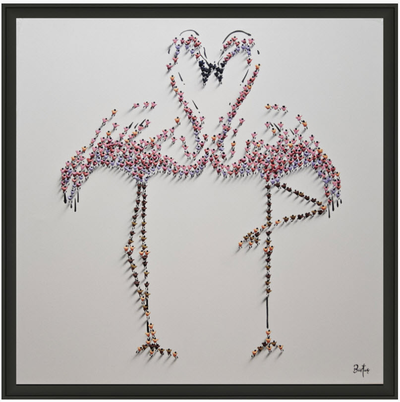 140 Famingo 100x100cm 24