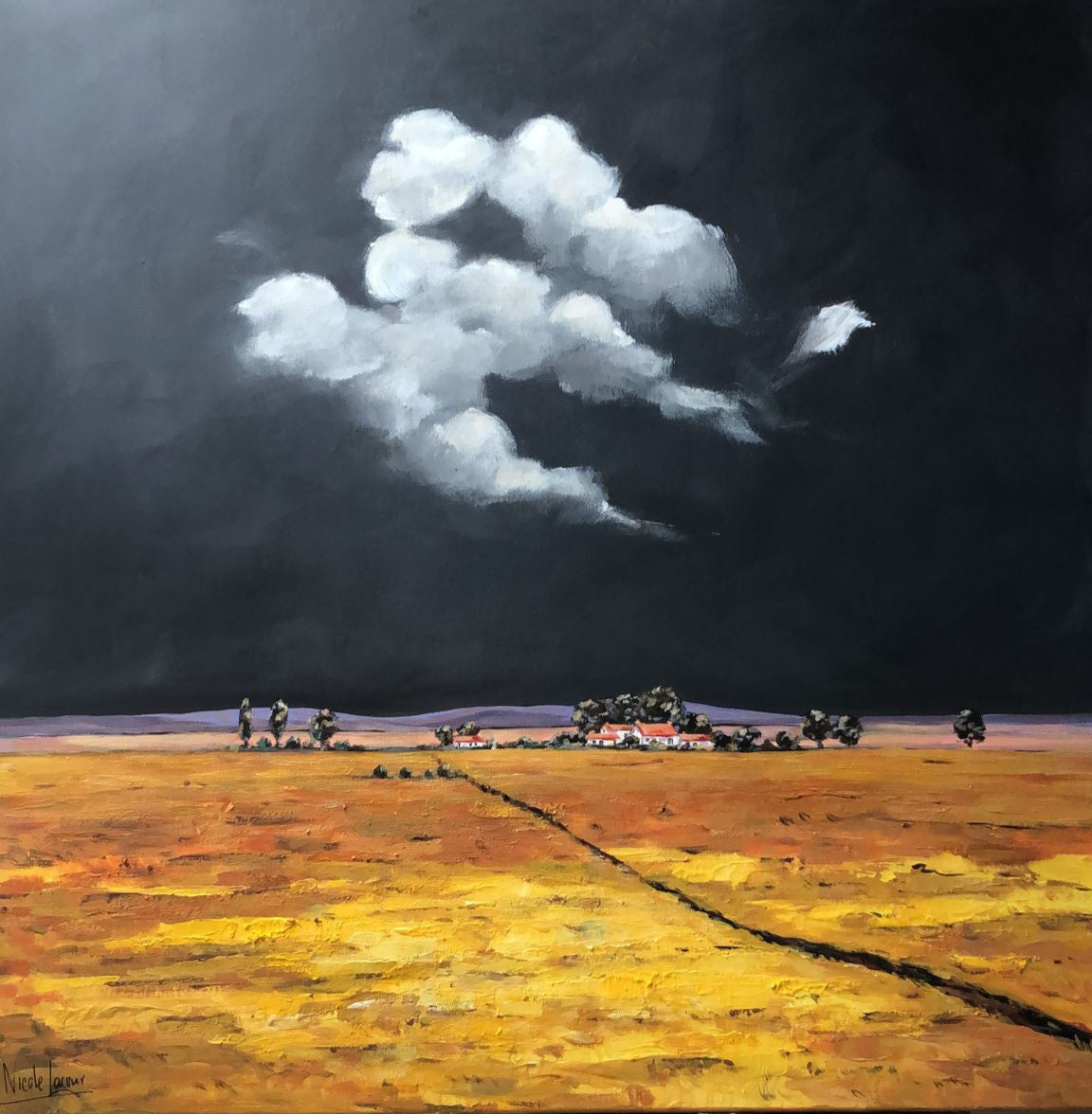 6636 Night sky 70×70