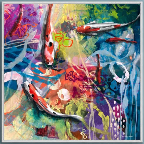 80×80 cm Koi II Ottenjann