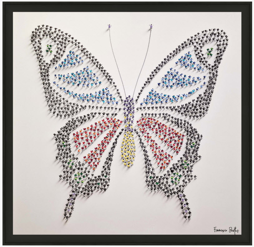 93 Francisco Bartus 120×120 Mariposa.