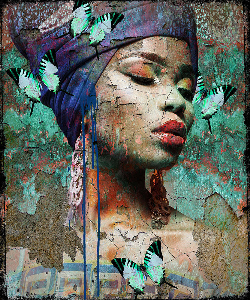 African beauty I 100x120cm in tiff