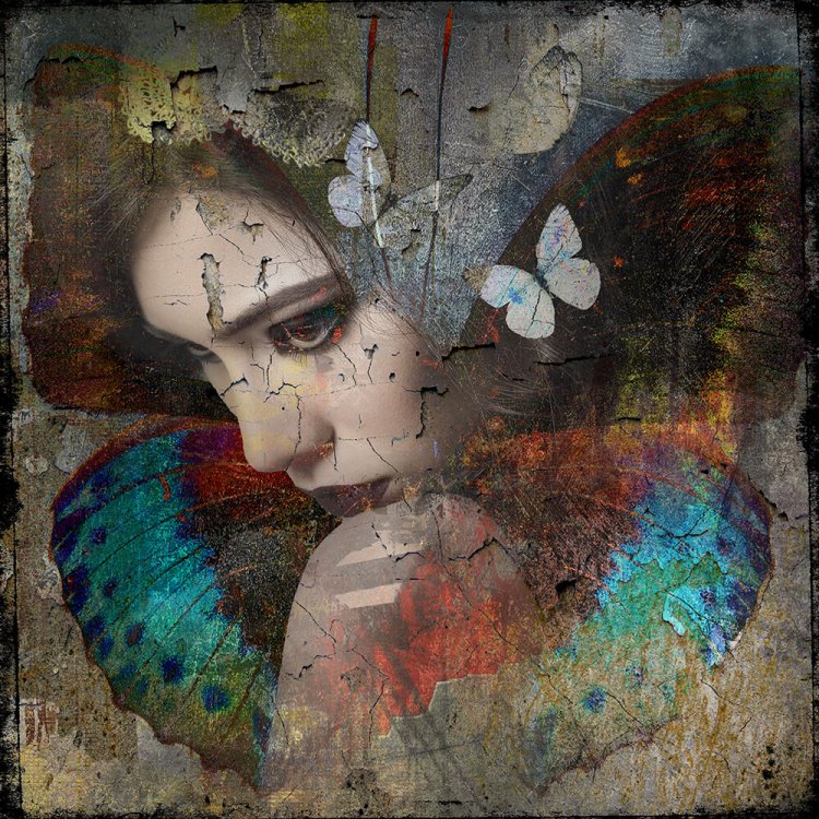Another world 100x100cm in tiff