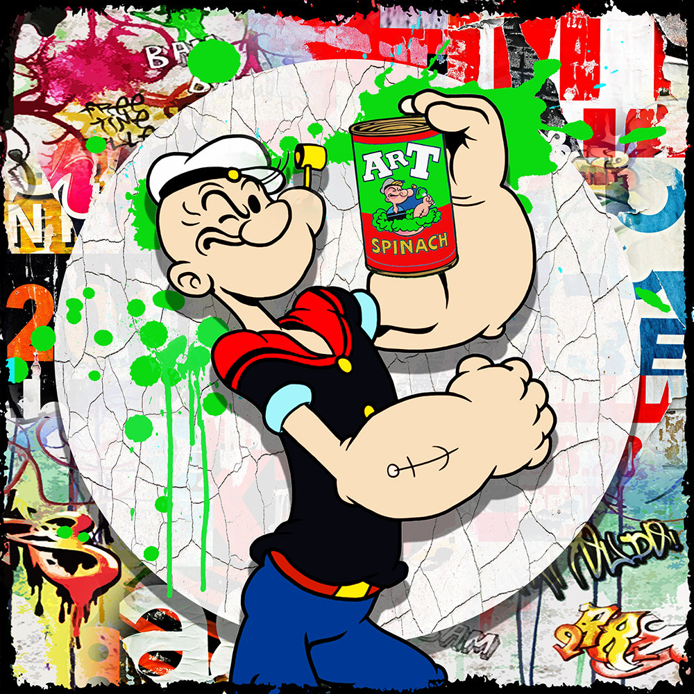 Art Spinach 50x50cm in tiff