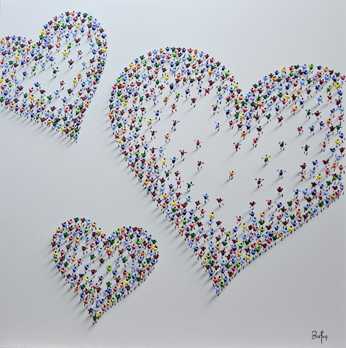 Bartus 100×100 Happy Hearts