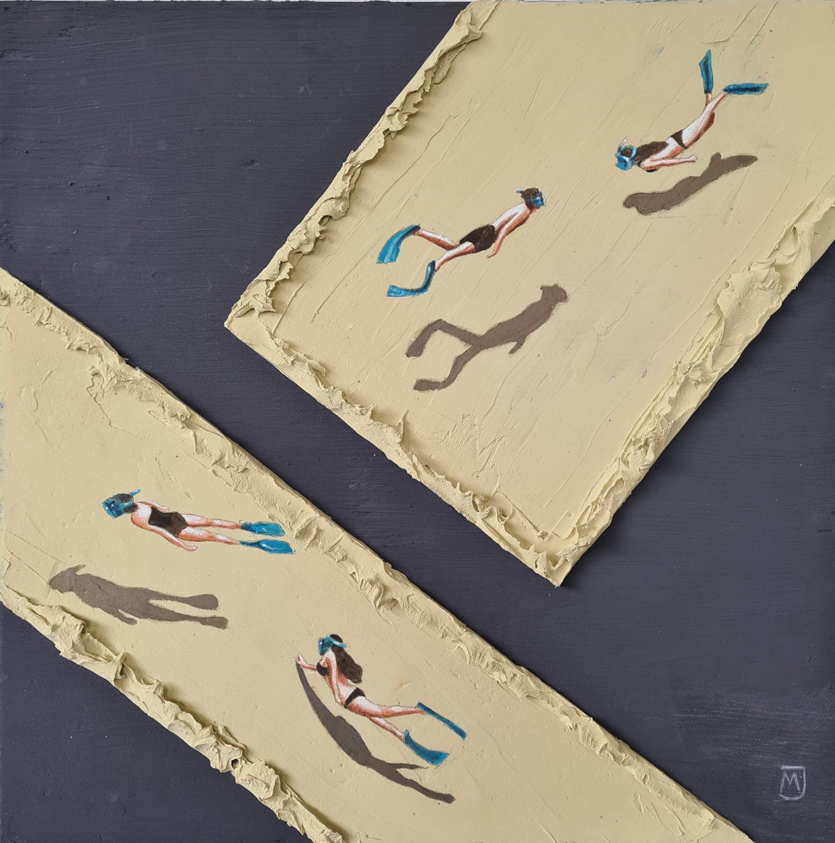 Blue Horizon Dive 25,2×25,2 cm