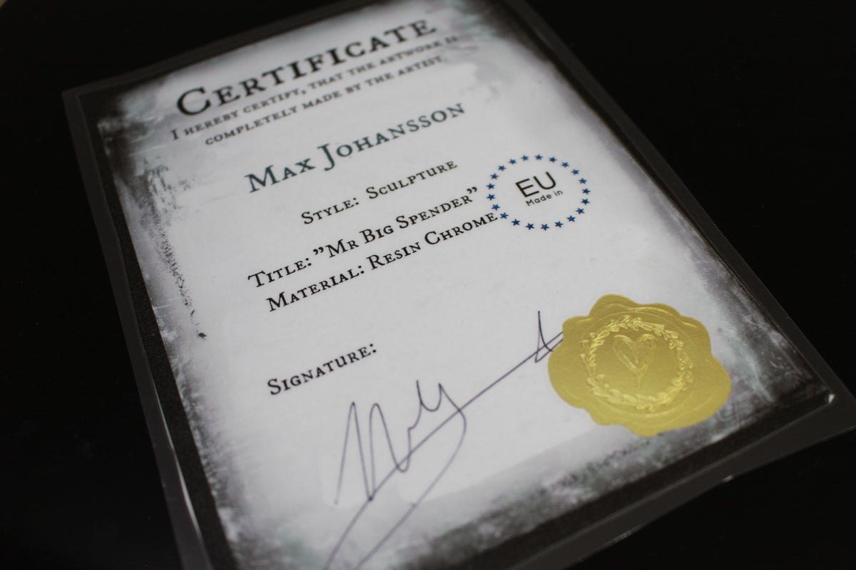Certificaat Mr Big Spender