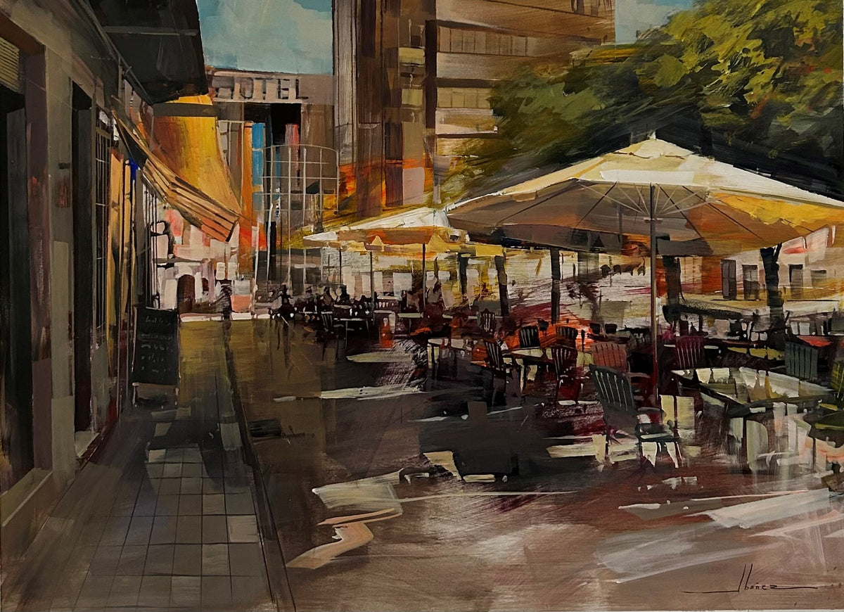 City scene III – Tomas Ibanez 110×80 cm