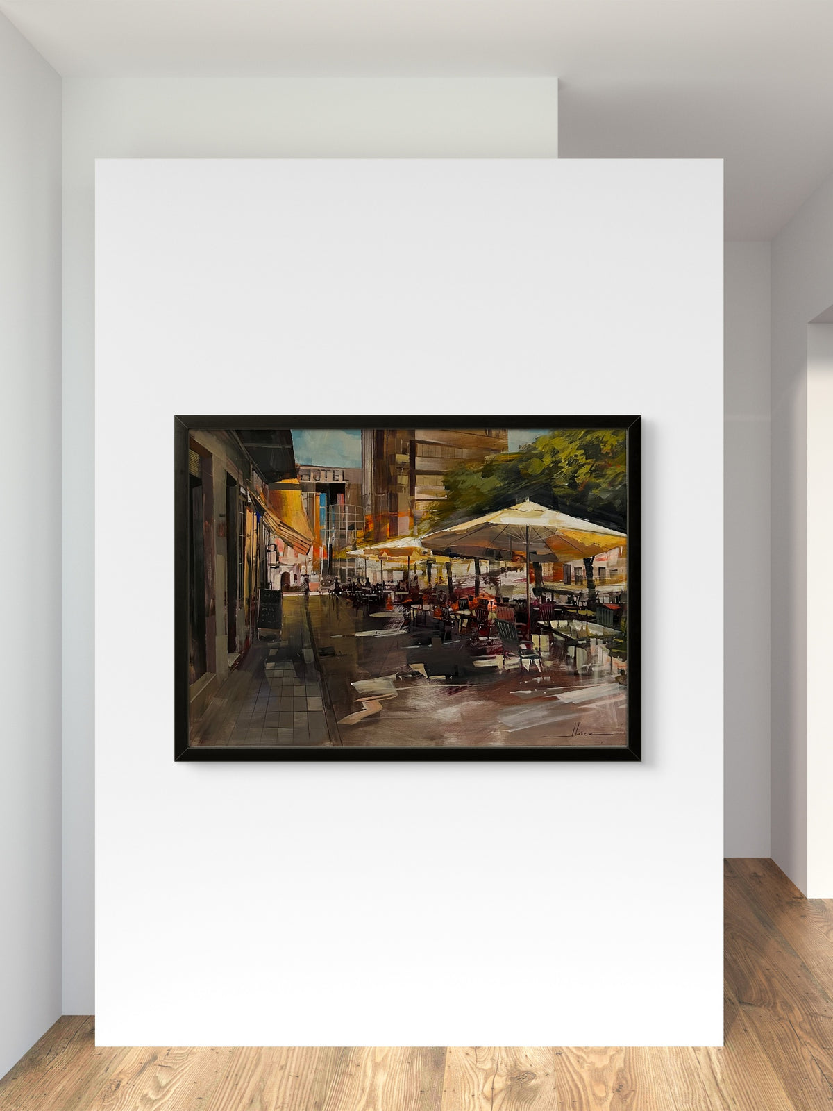 City scene III – Tomas Ibanez 110x80cm (2)