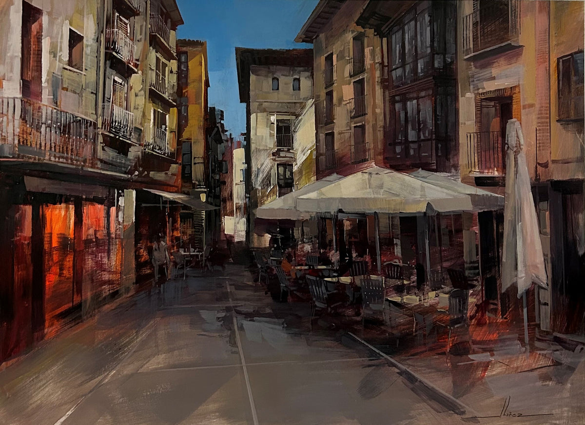 City scene IX – Tomas Ibanez 110×80 cm (2)