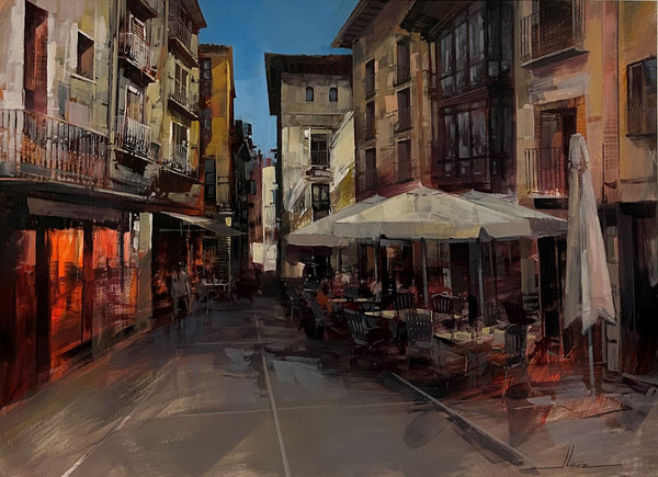 City scene IX – Tomas Ibanez 110×80 cm (2)