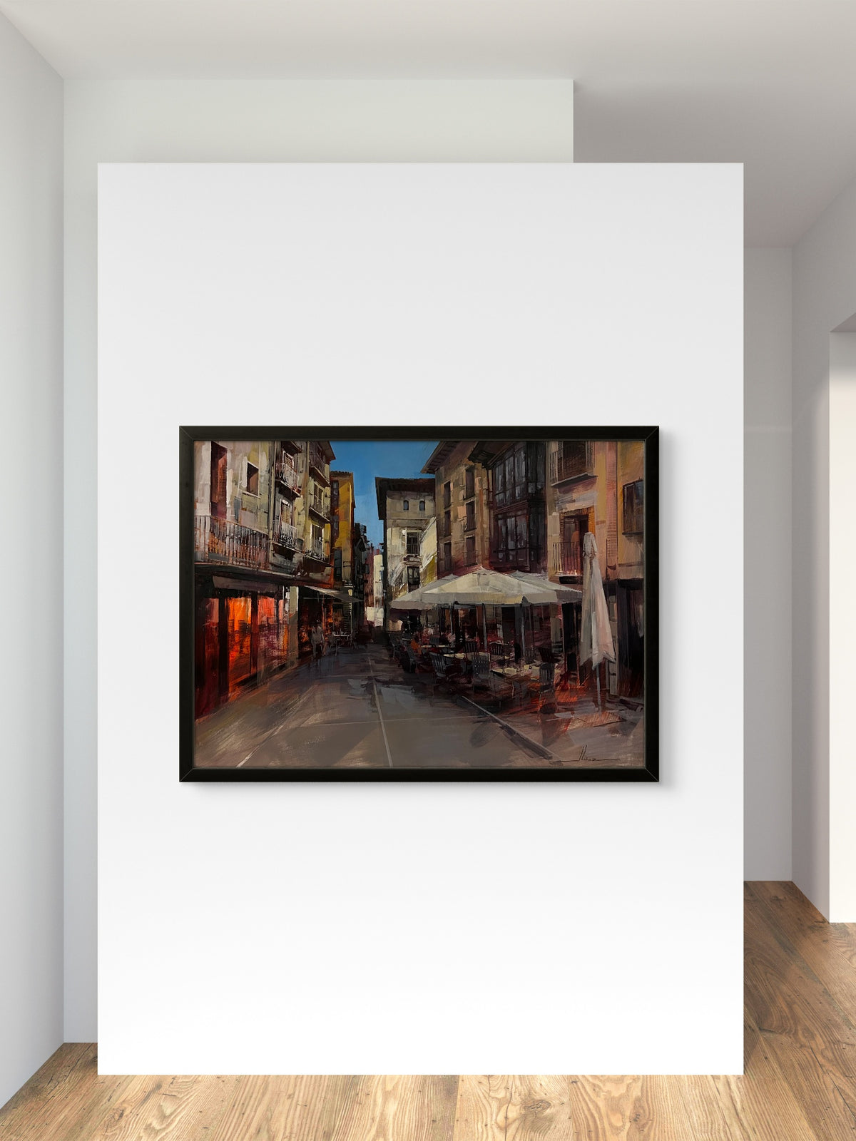 City scene IX – Tomas Ibanez 110x80cm