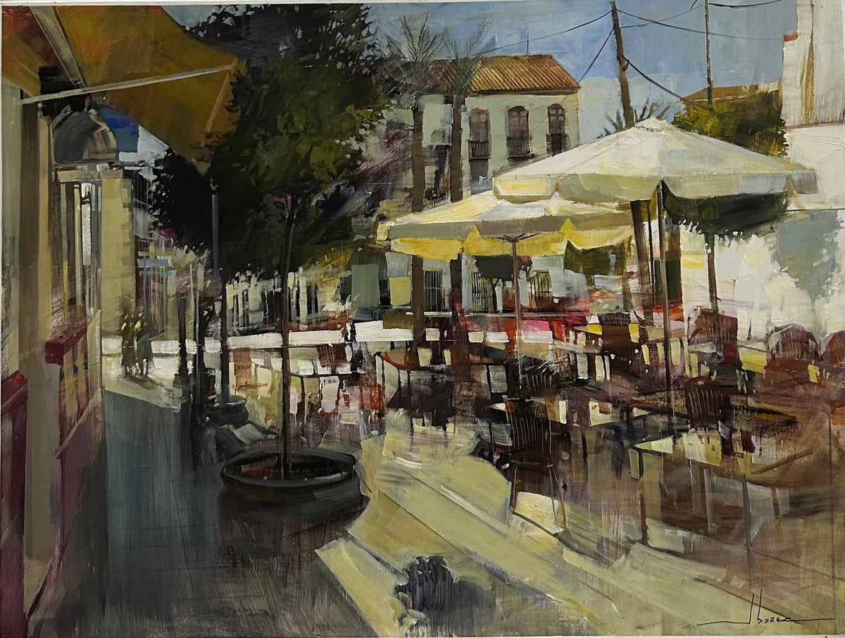 City scene V – Tomas Ibanez 120×90 cm (2)