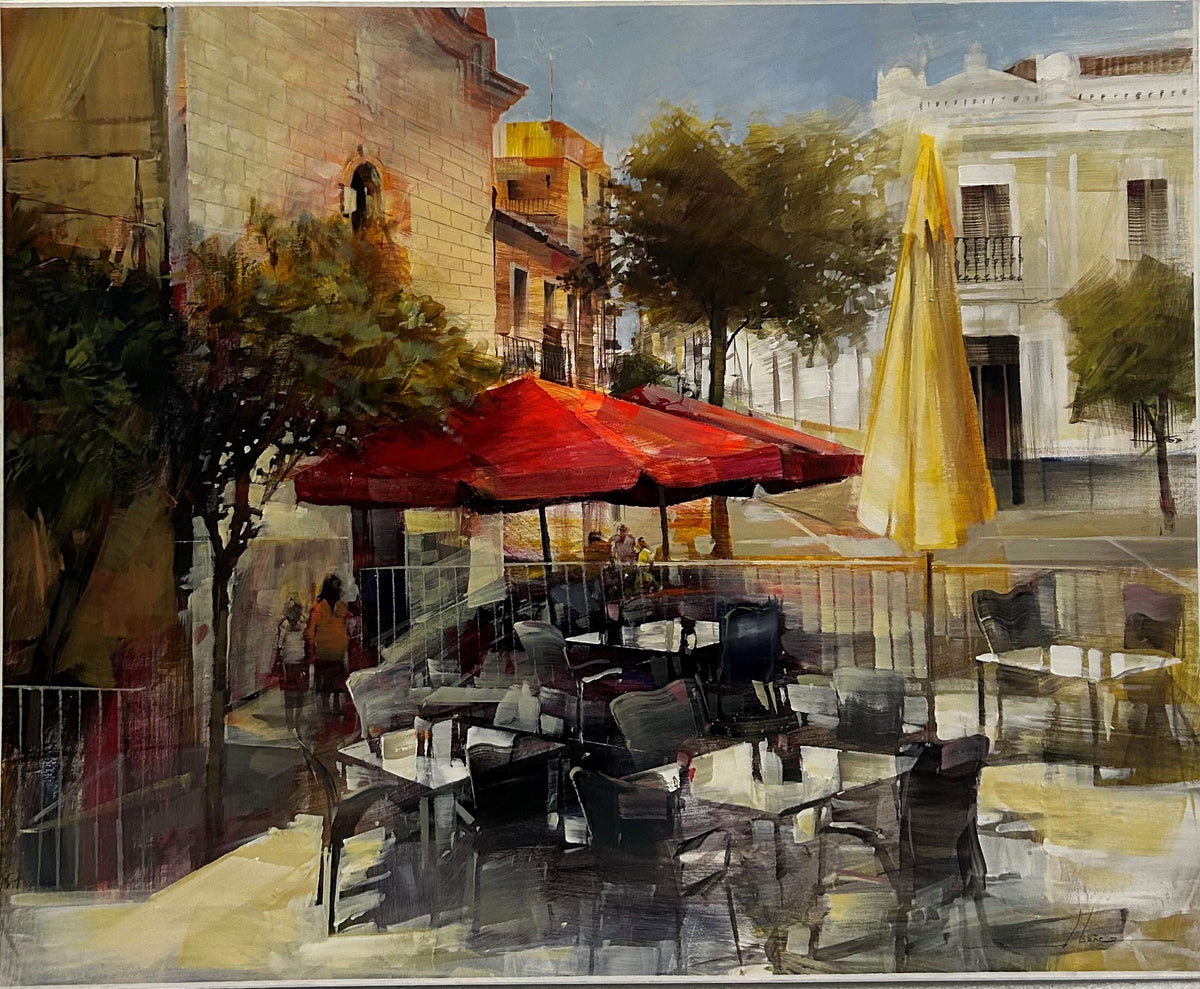 City scene VII – Tomas Ibanez 100×80 cm