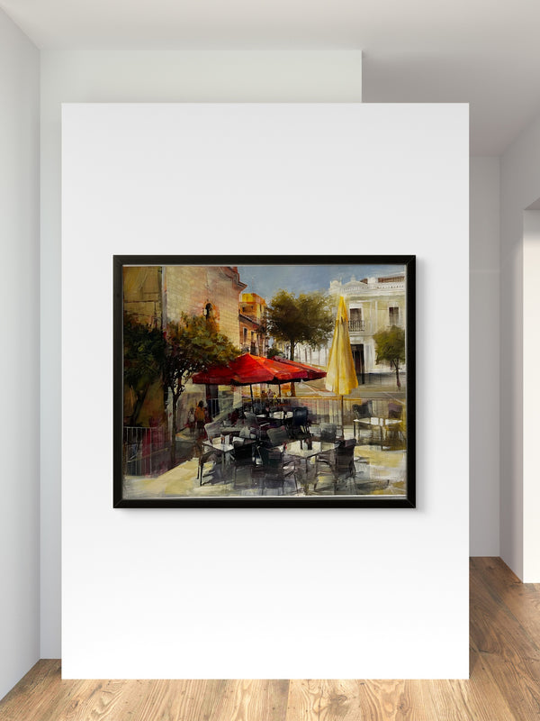 City scene VII – Tomas Ibanez 100x80cm