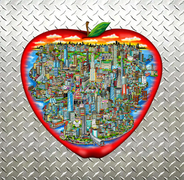 Cronicles of the Big Apple 102x102cm