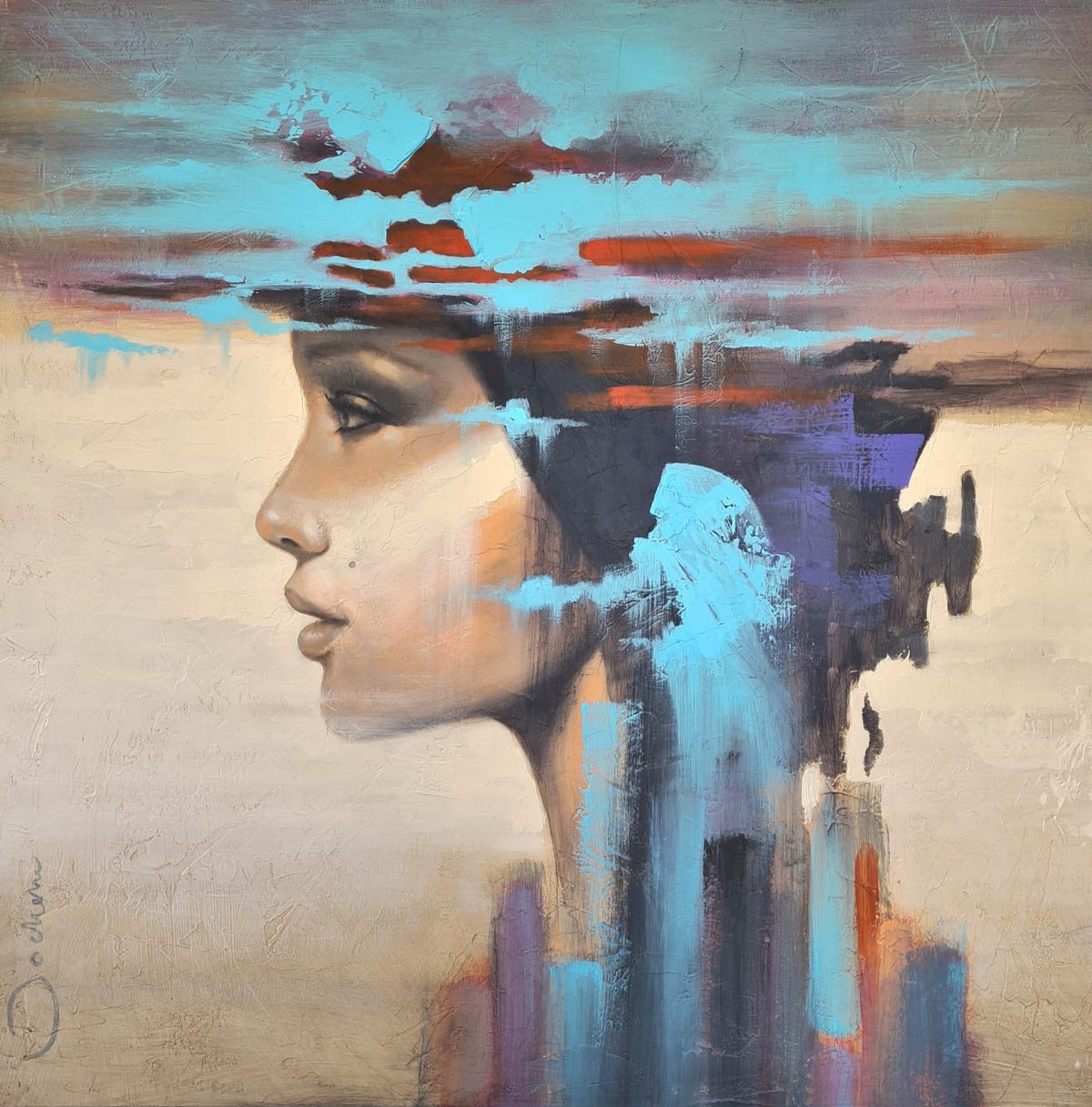 Face of color I 100x100cm (2)