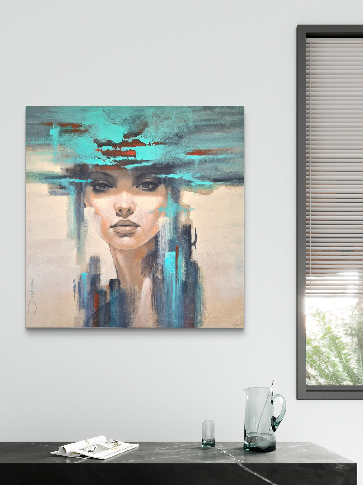 Face of color II 100x100cm