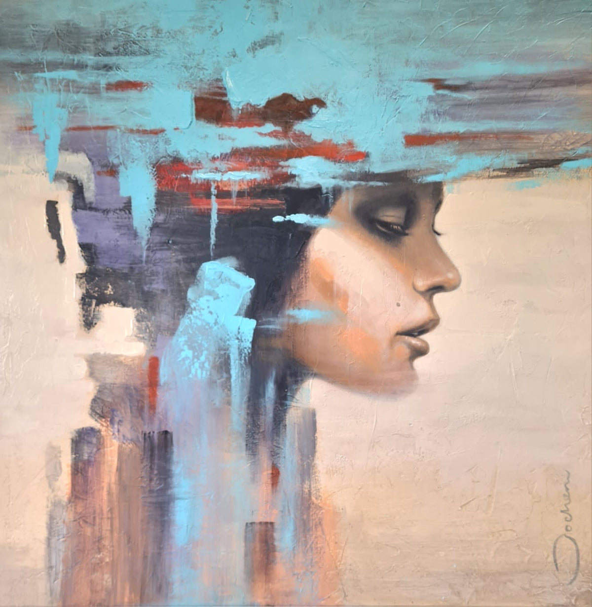 Face of color III 100x100cm (2)