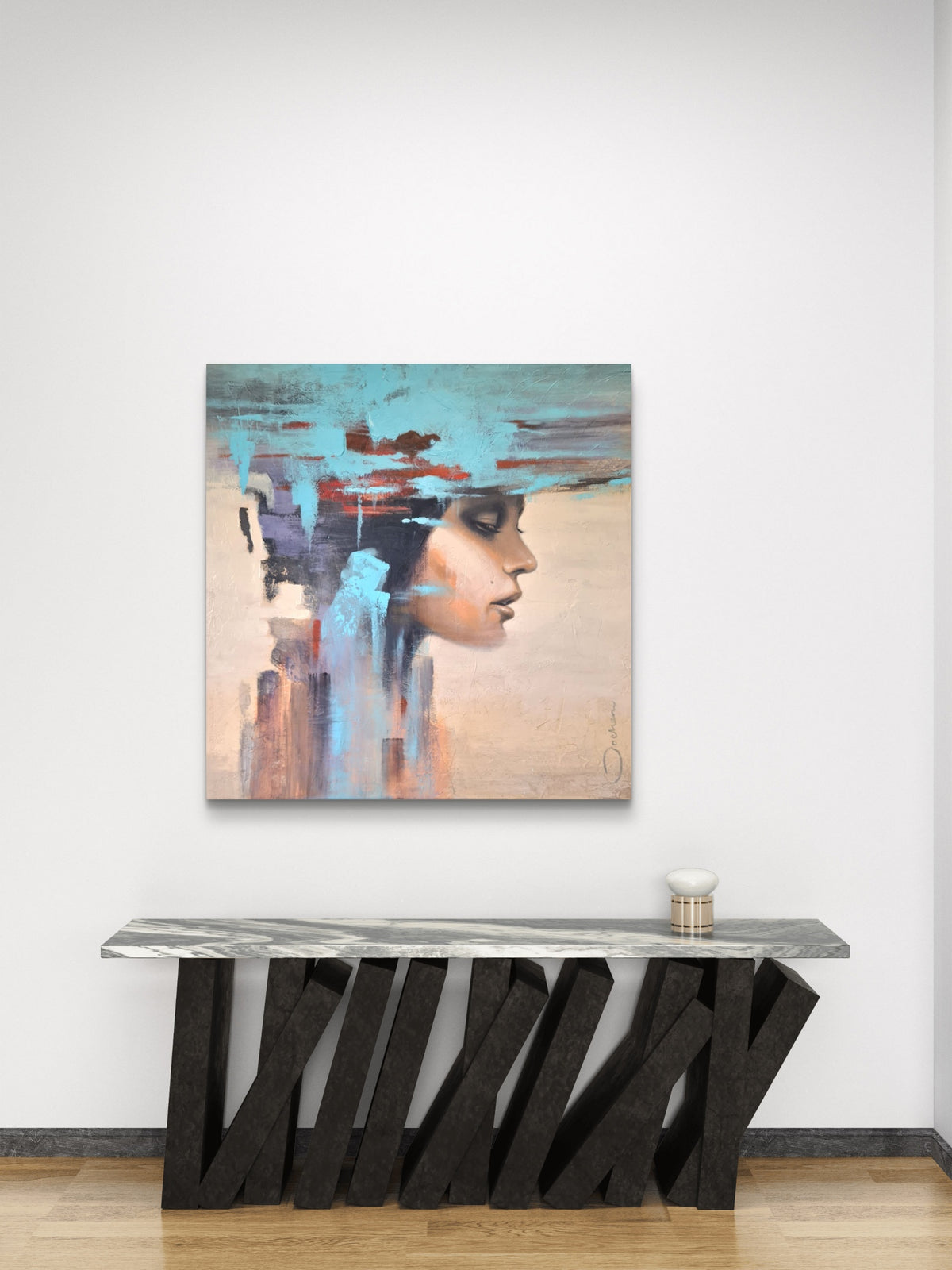 Face of color III 100x100cm