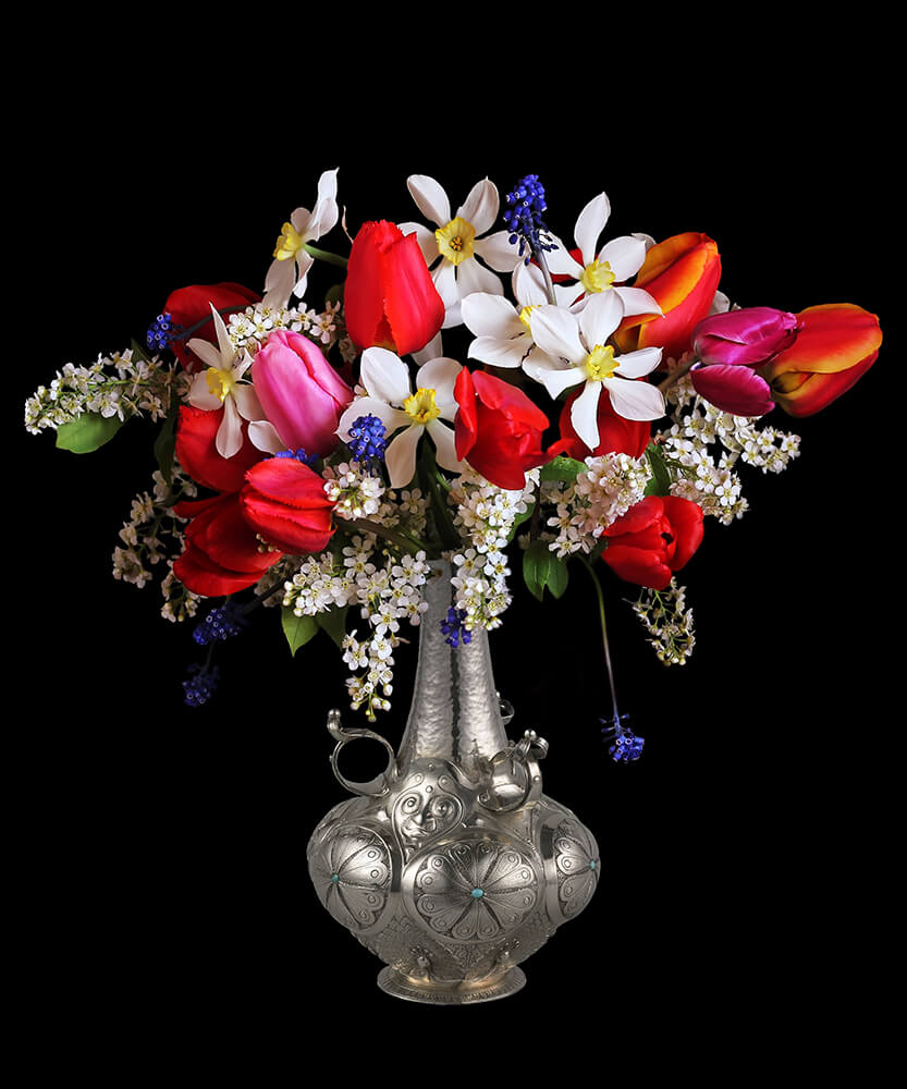 Floral IV Masha de Haas naturel