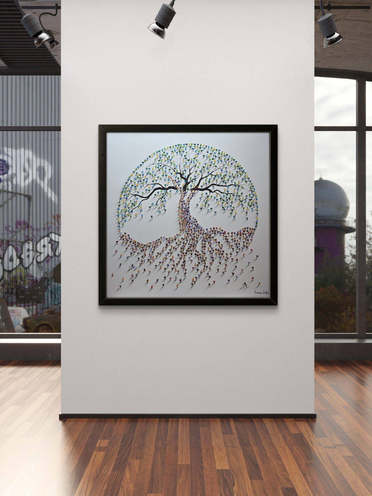 Francisco Bartus 120×120 Árbol Vida (2)