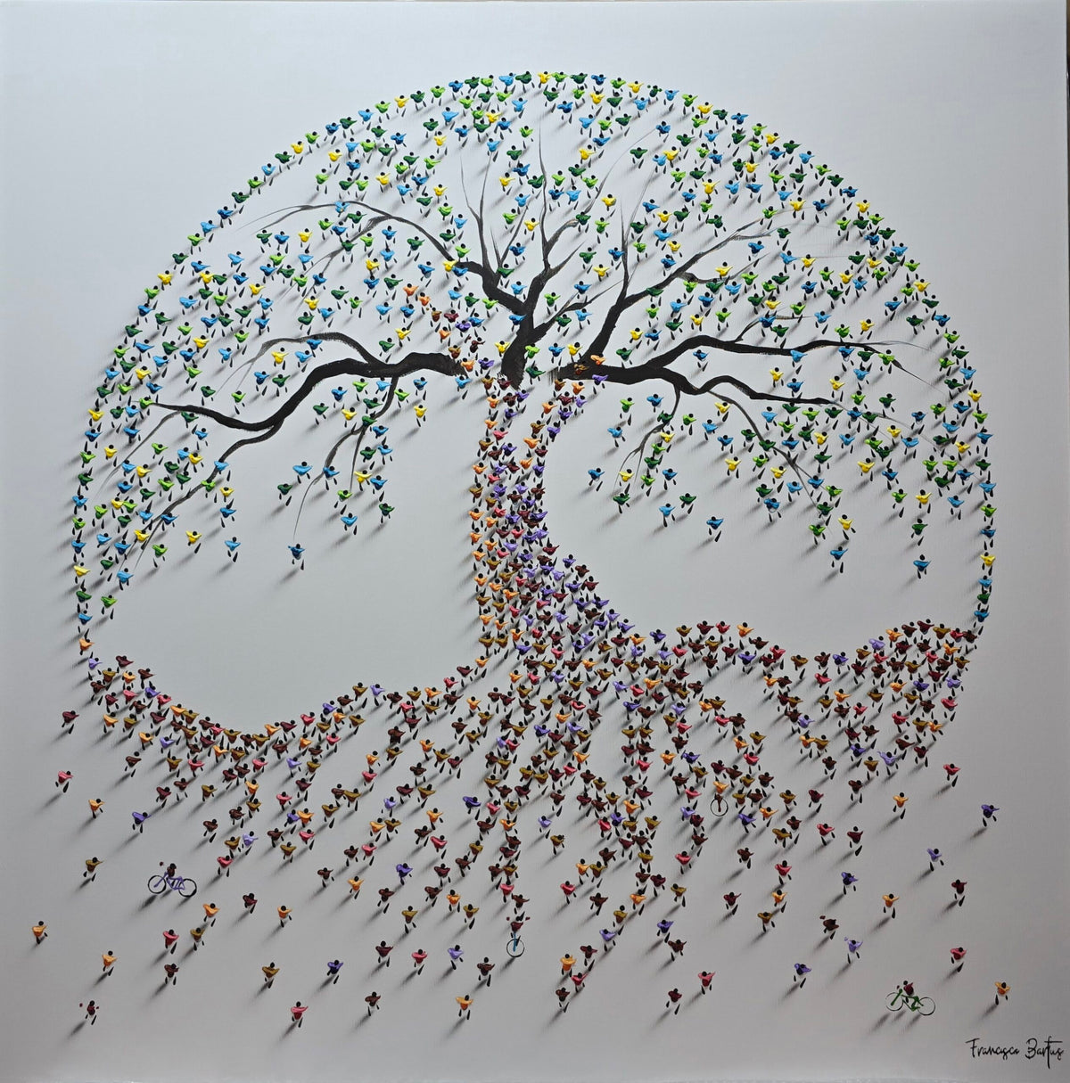 Francisco Bartus 120×120 Árbol Vida