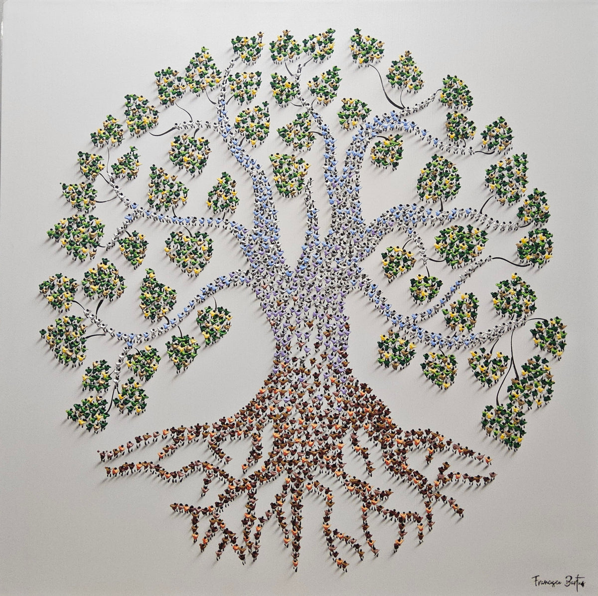 Francisco Bartus 120×120 Tree of Life III