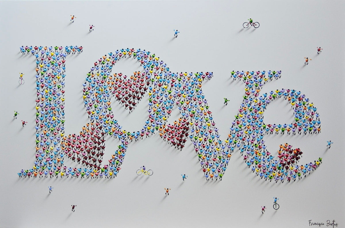 Francisco Bartus 80×120 Hearts love