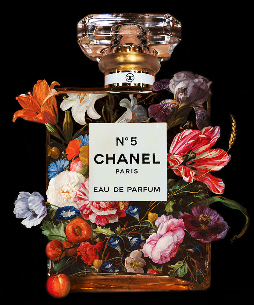 GE01-MH28 Chanel Jan Davidsz vaas met bloemen