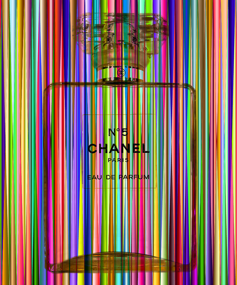 GE01-MH43 Chanel streepjes zwart