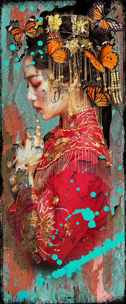 Geisha III 50x120cm in tiff
