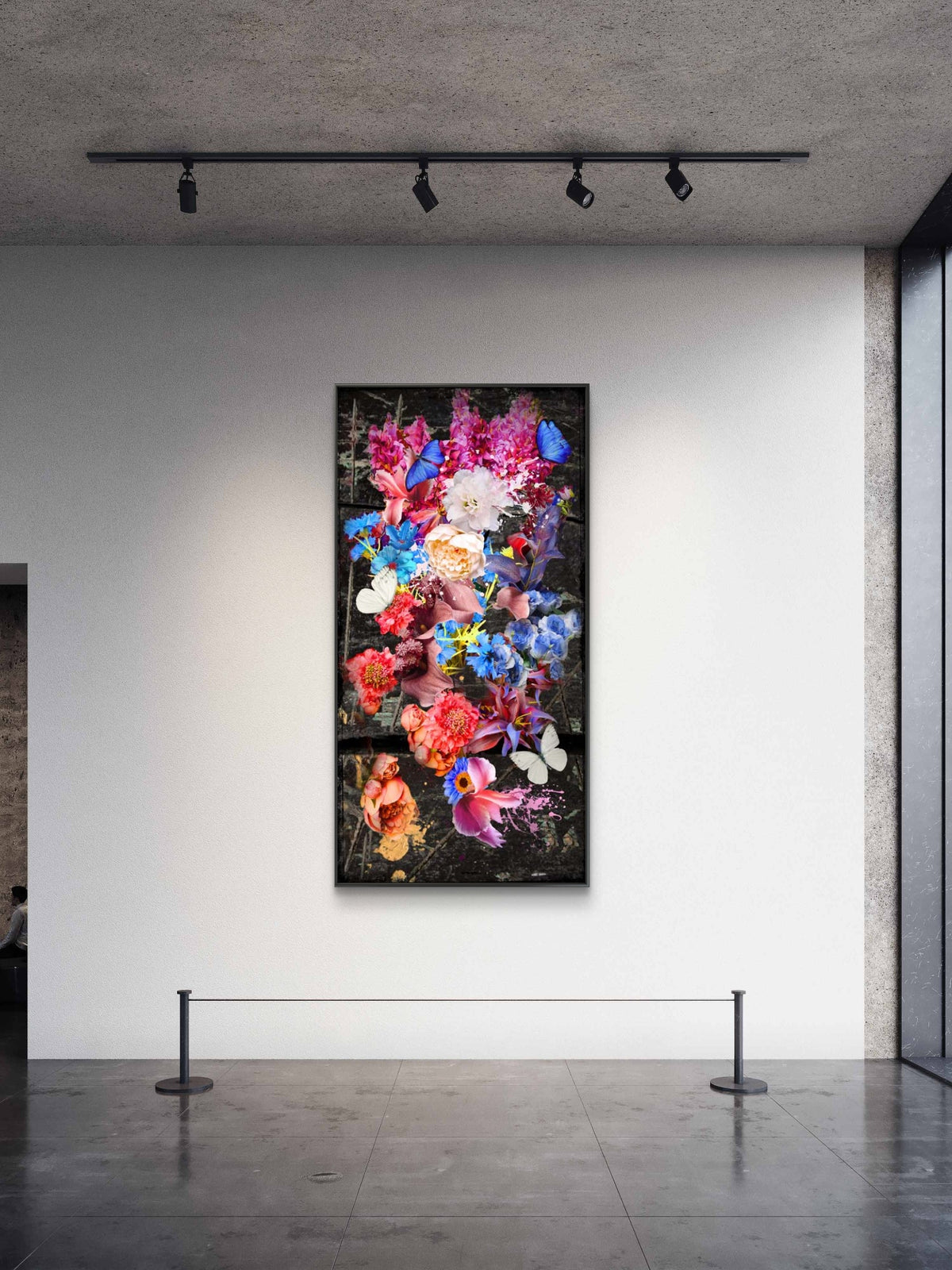 Hans Jochem Flowerworks I interieur 60x120cm