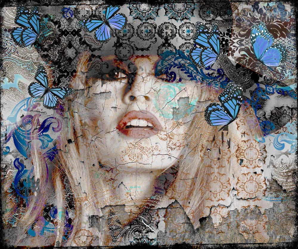Icon Brigite Bardot Leather 60 100x120cm in jpg