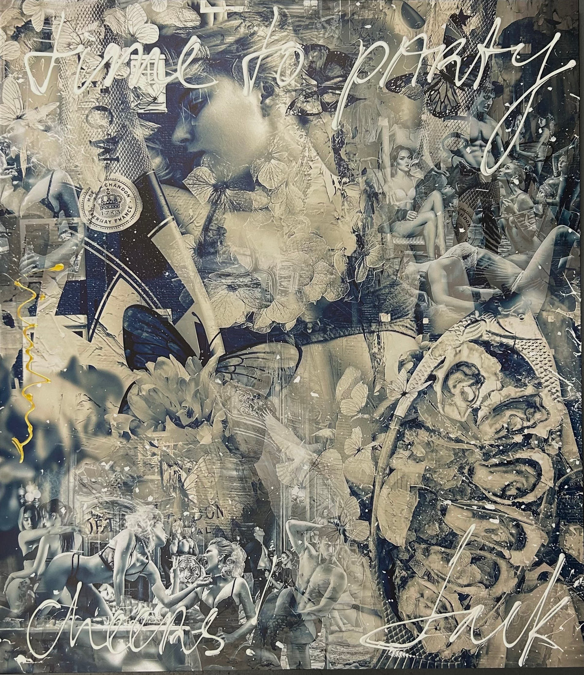 Let’s party my love 115 x 100 cm