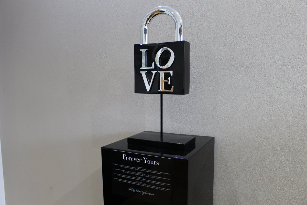 Love Lock Black Silver L