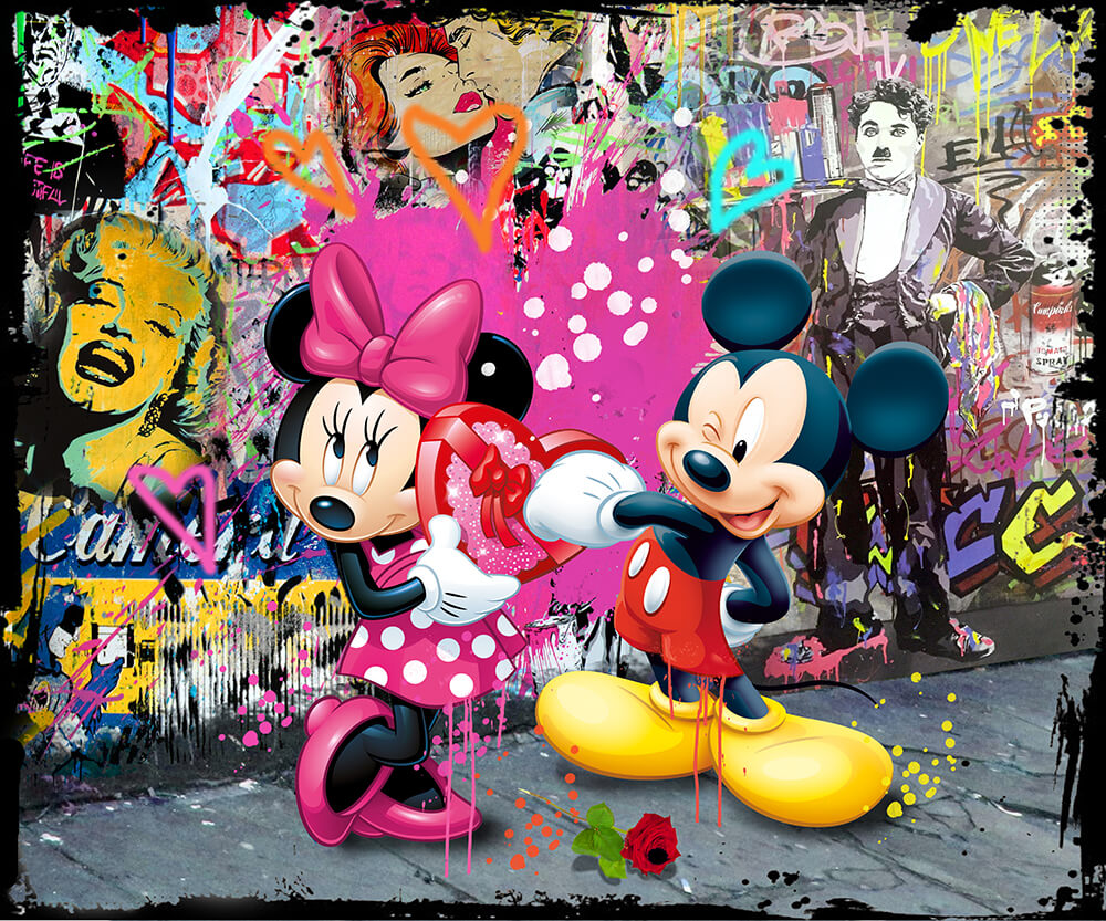 MB01-51 Love and hearts 100x120cm in tiff