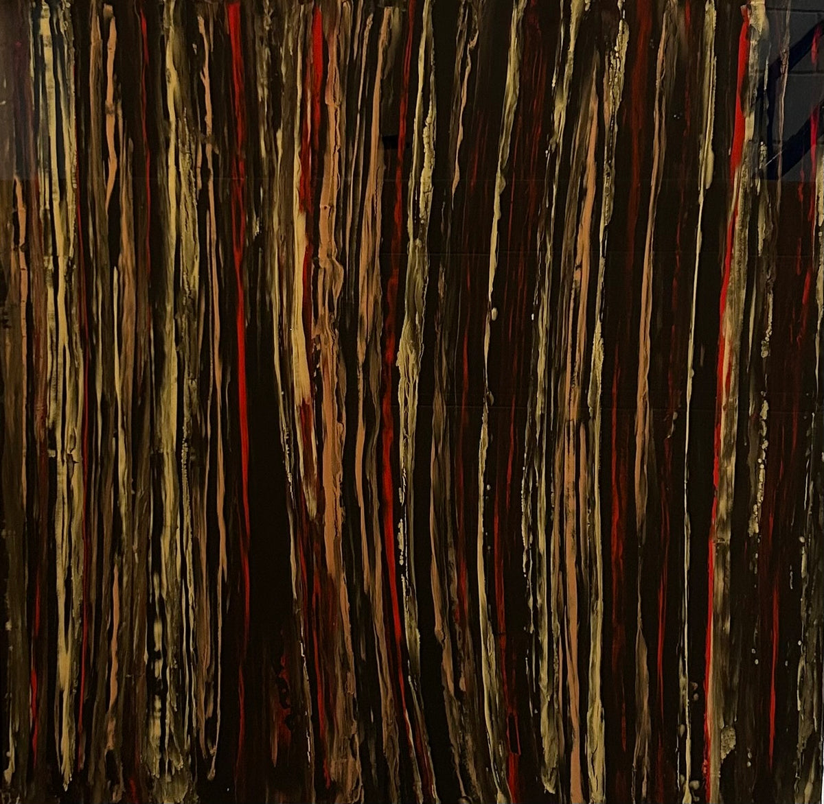 Max Johansson Abstract Crimson Cascade II