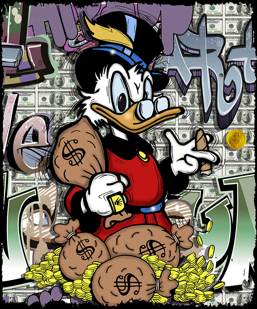 Million Dollar Duck 100x120cm in jpg