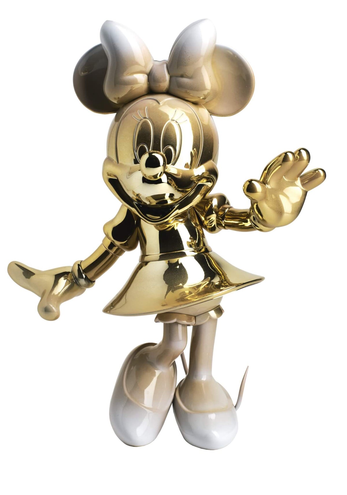 Mini gold white