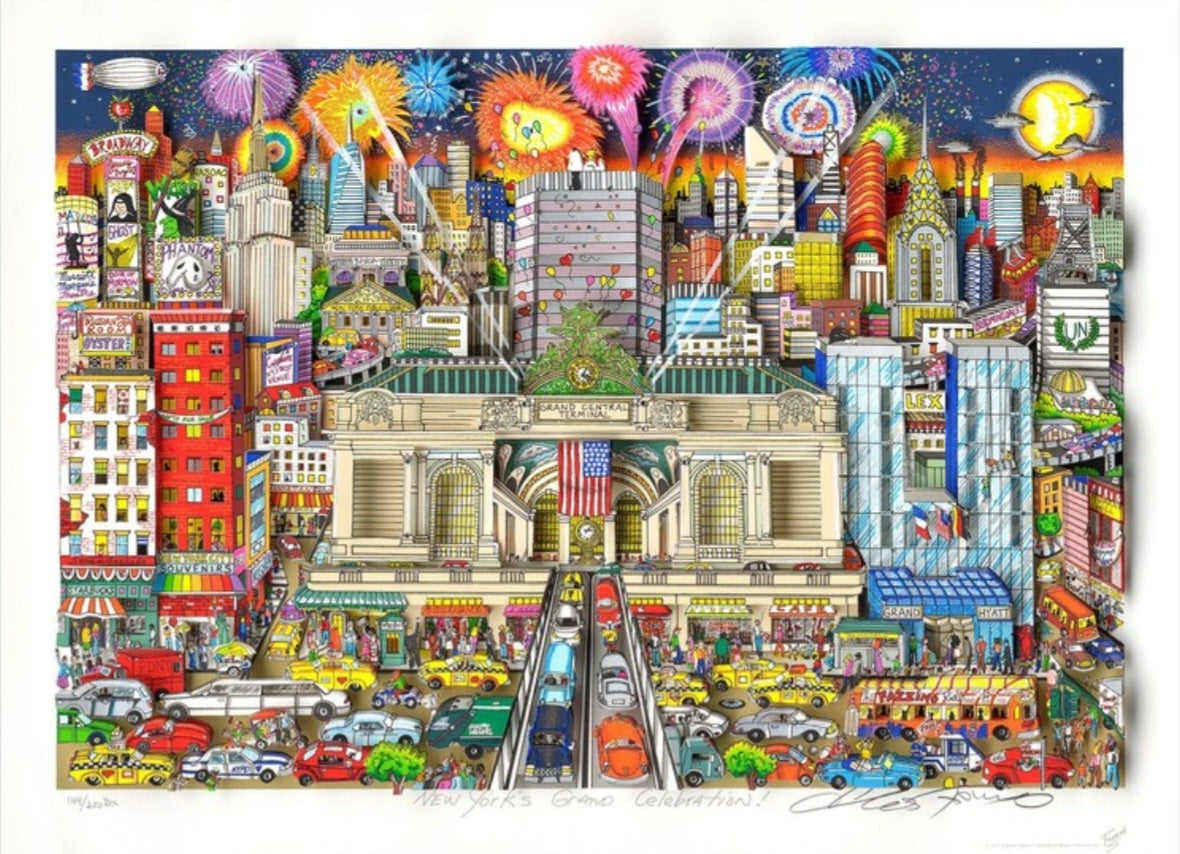 New York’s grand celebration 100x80cm