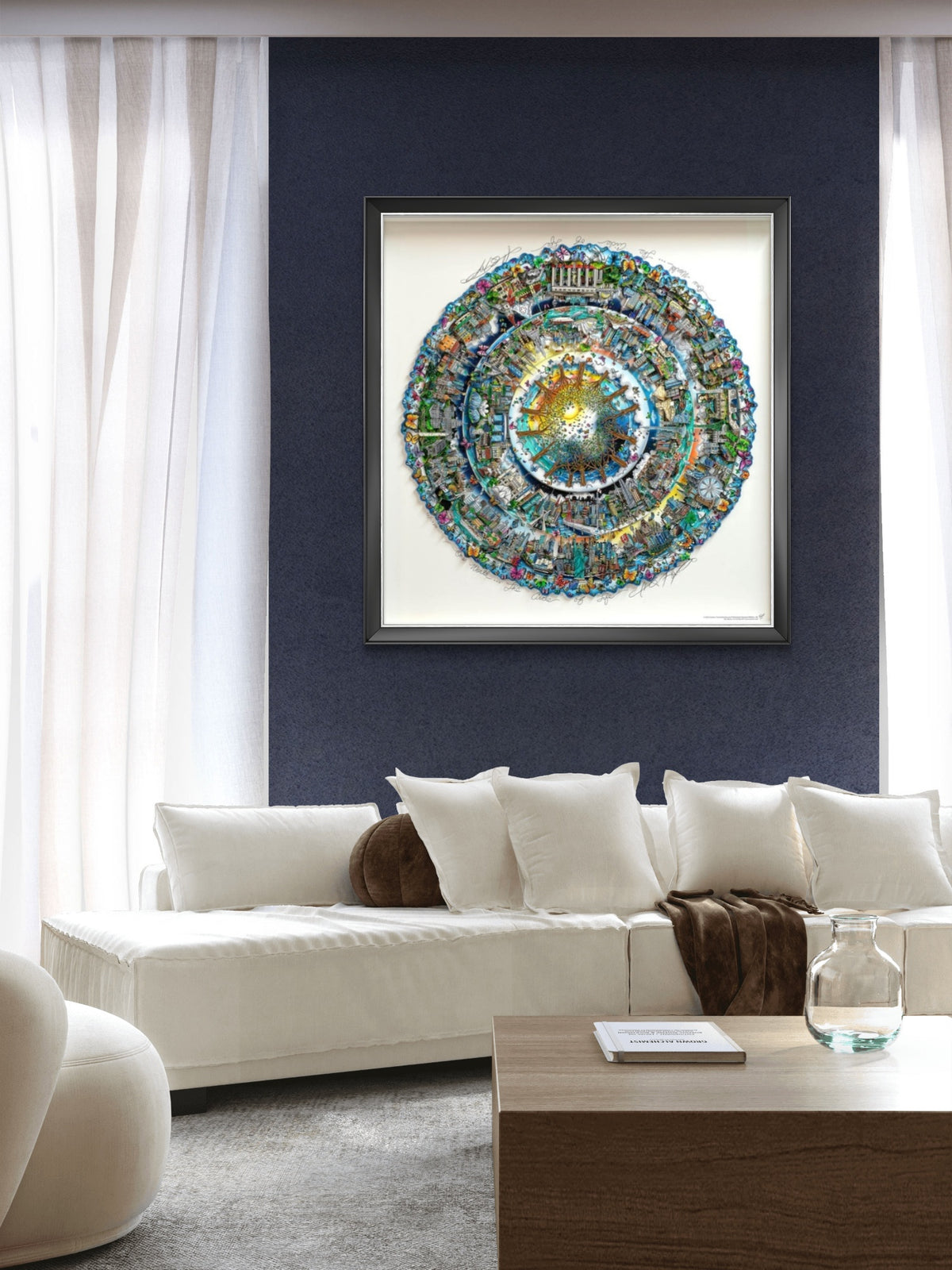 One World Circle of Life 102x102cm (2)