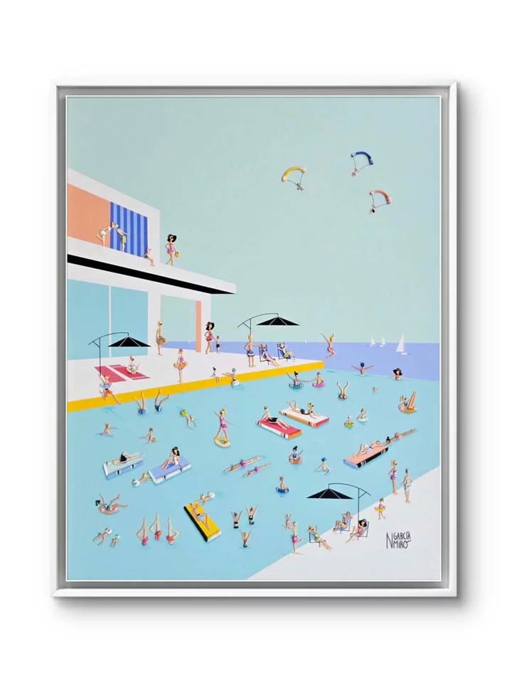 The Pool & Goodvibes 90×70 cm