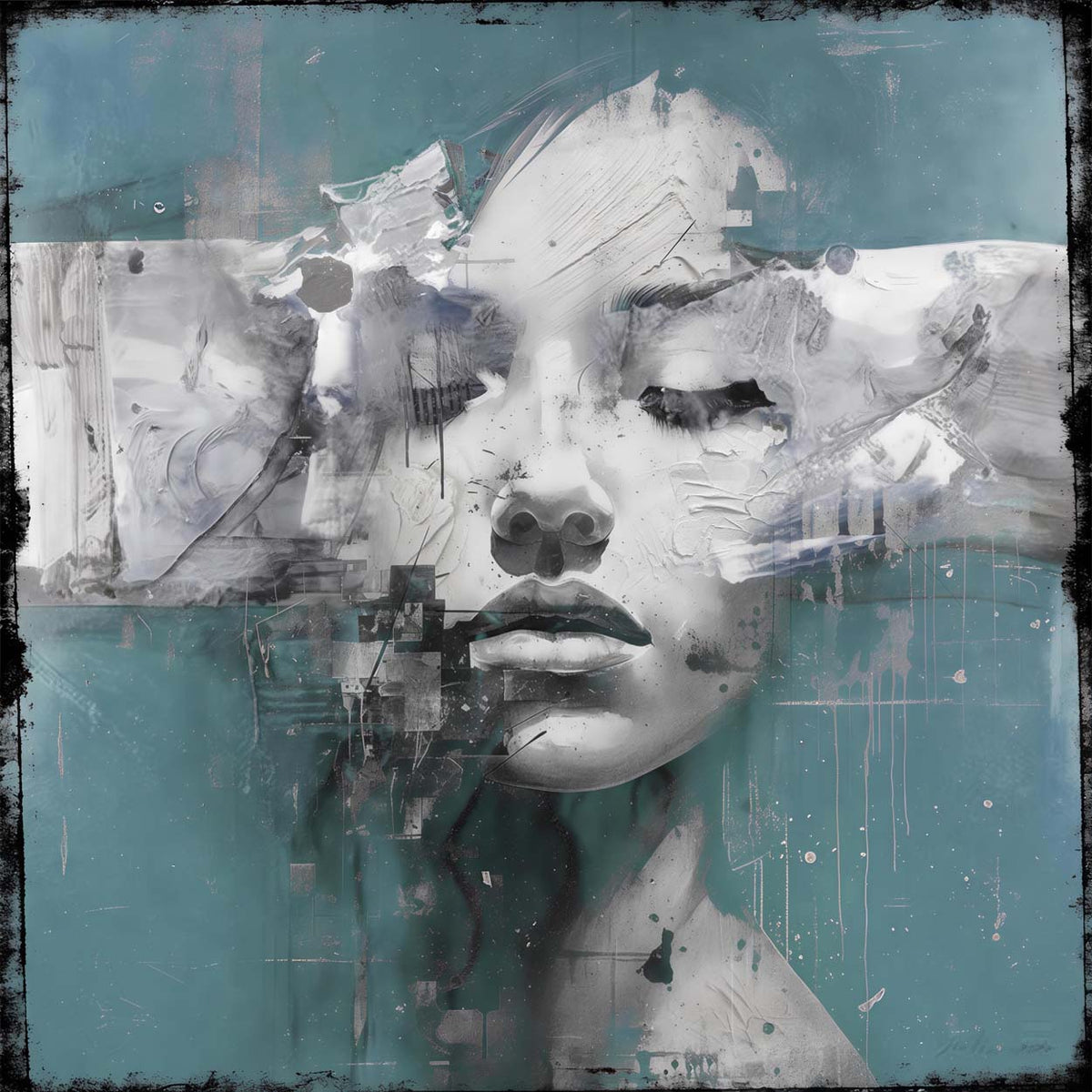 Wondering in blue I 2100x100cm injpg