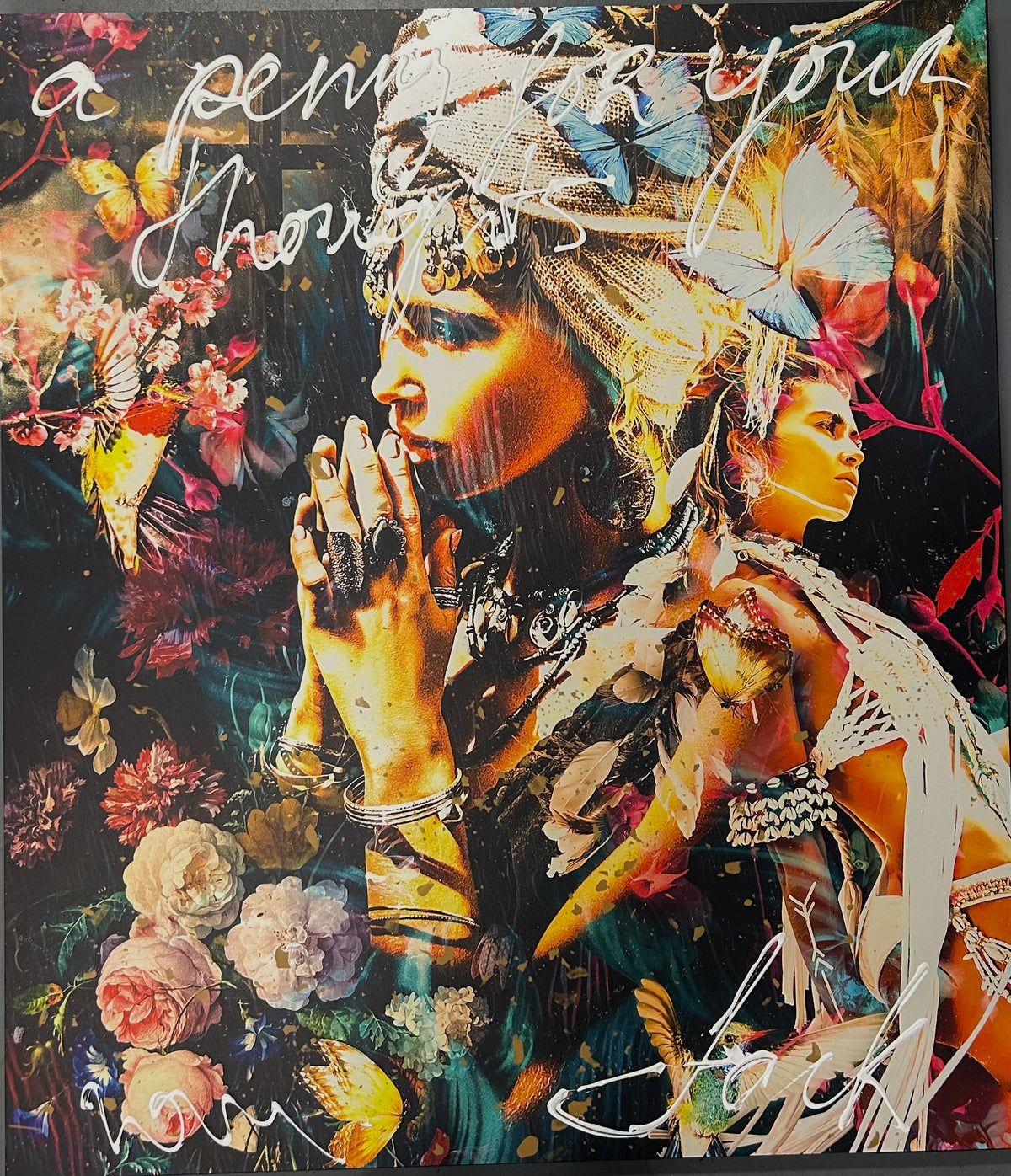 Your thoughts 115 x 100 cm