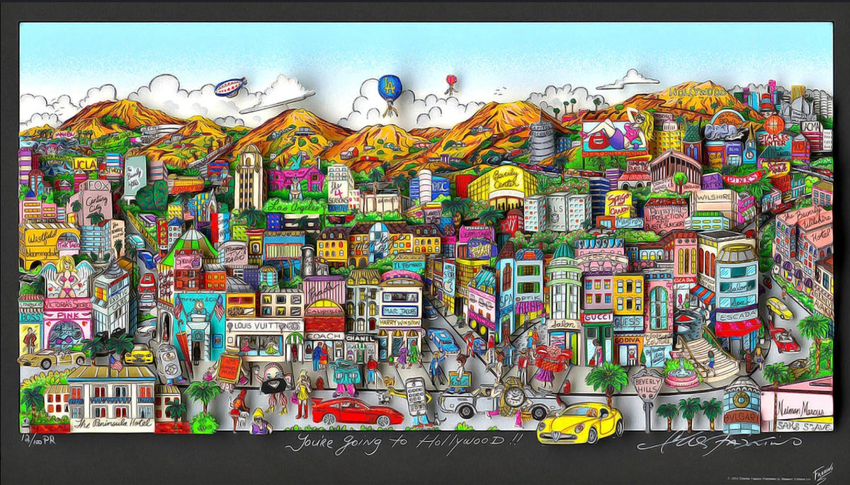 You’re going to Hollywood 100x65cm