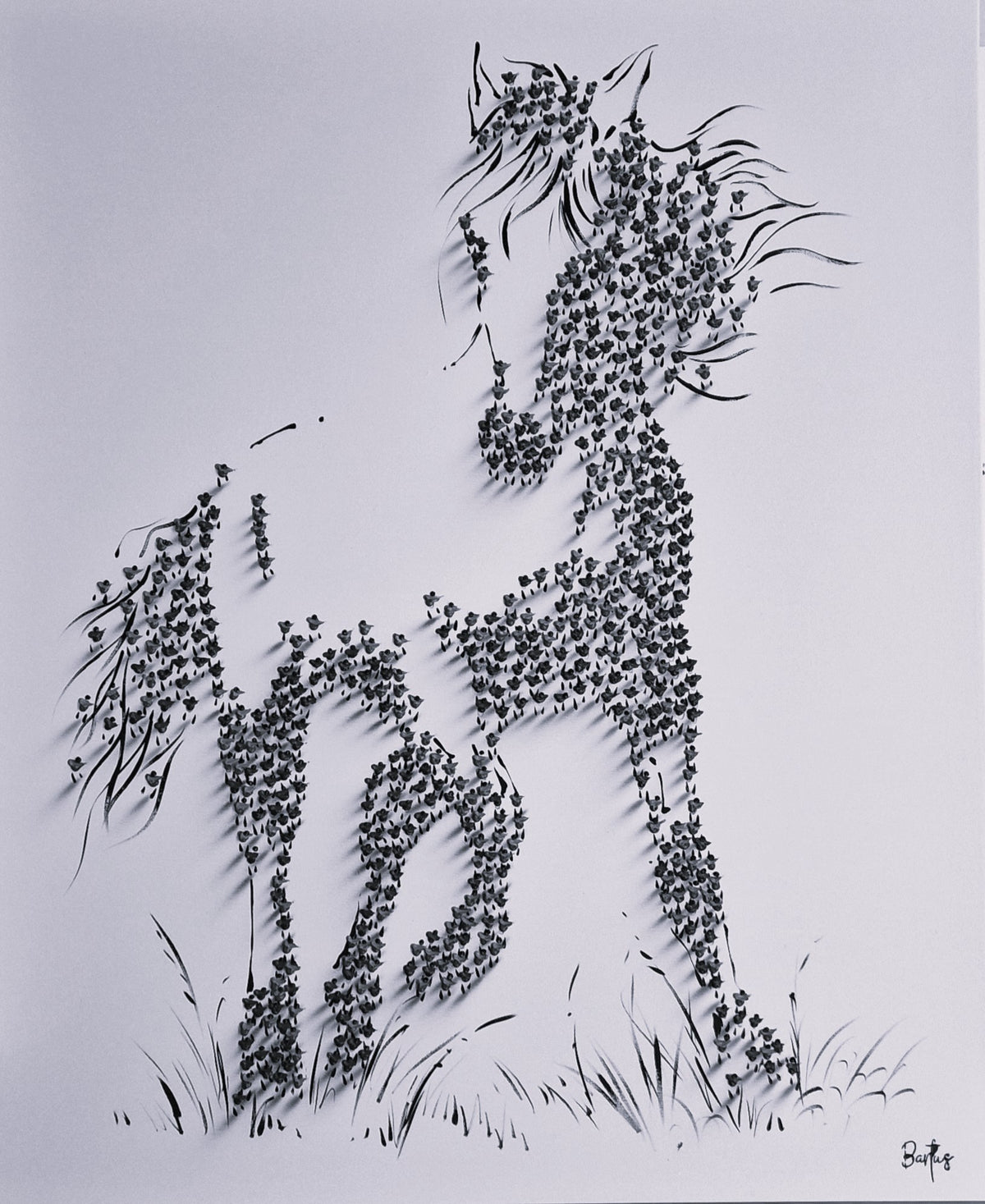 zelf aangepast Bartus 110×90 Caballo.