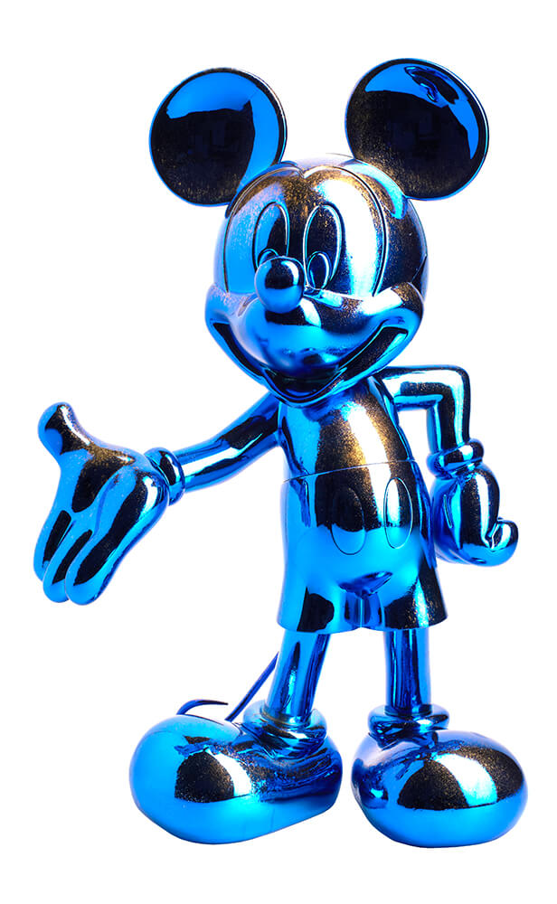 Blue Chrome Sculpture Mickey – Mickey and Friends