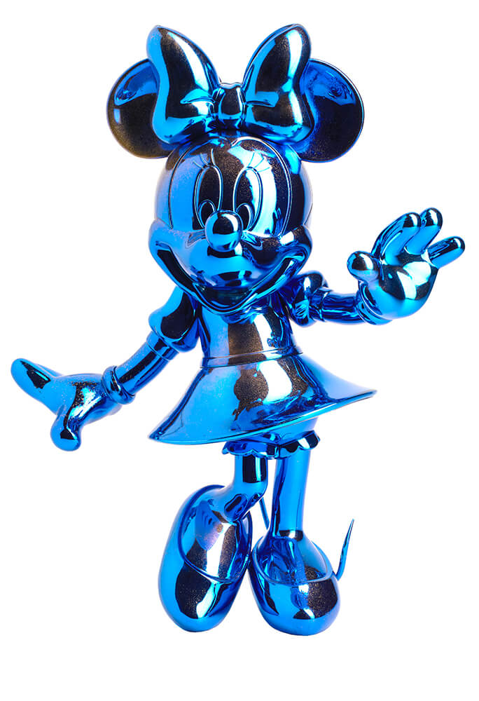 Blue Chrome Sculpture Mini – Mickey and Friends