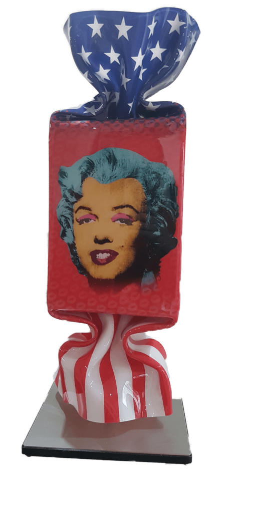 Candy USA Marilyn Sculpture – Ad van Hassel