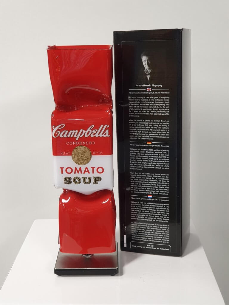 Art Sculpture Cambell’s Andy Warhol – Ad van Hassel